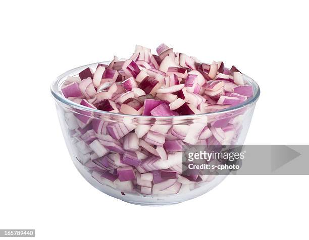 sliced onions (click for more) - pared stockfoto's en -beelden