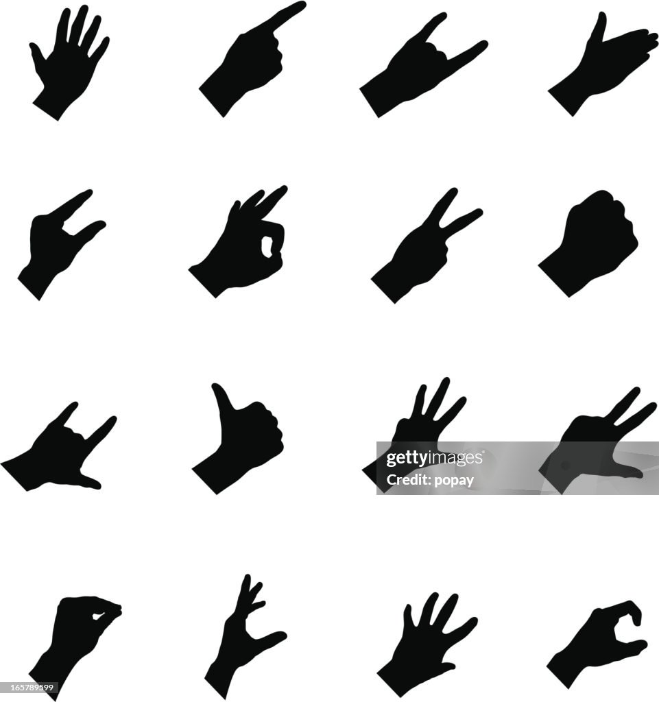 Hands Silhouette