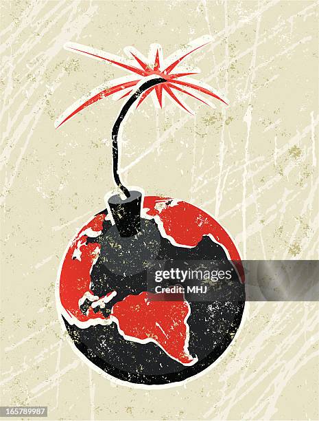 earth time bomb - terrorism 幅插畫檔、美工圖案、卡通及圖標