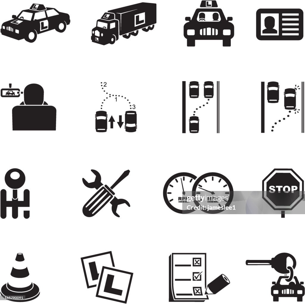 Learner Driver Icons