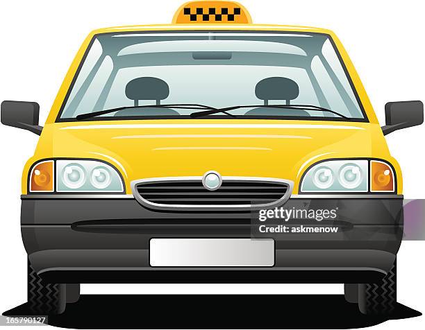 ilustrações, clipart, desenhos animados e ícones de táxi amarelo - taxista