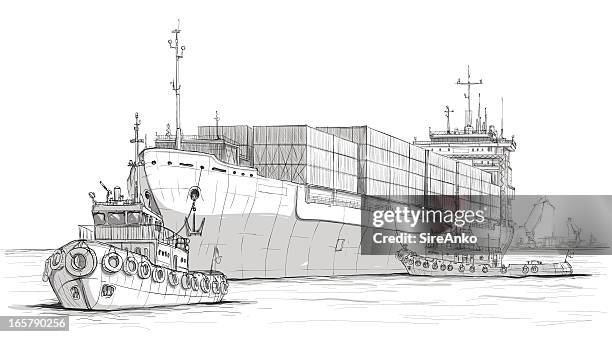 industry - unloading stock illustrations