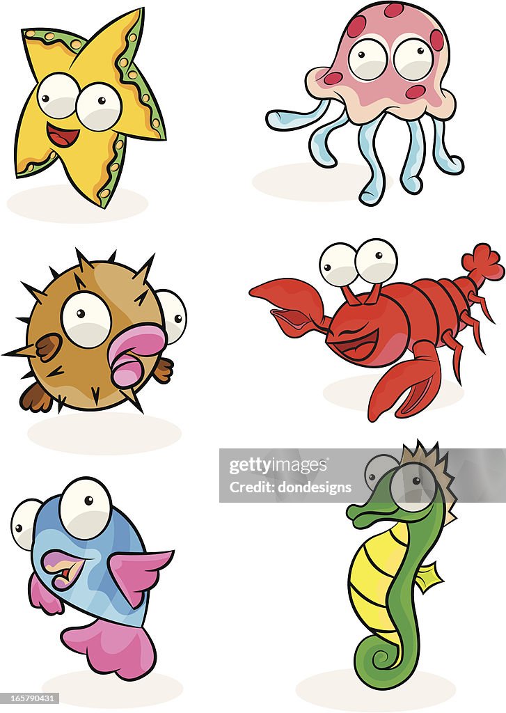 Small Sea Creatures High-Res Vector Graphic - Getty Images Small Sea Creatures High-Res Vector Graphic - Getty Images