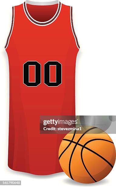 basketball jersey - basketball jersey stock illustrations