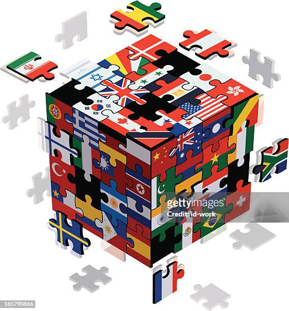 cubic puzzles mit flaggen - philippines national flag stock-grafiken, -clipart, -cartoons und -symbole