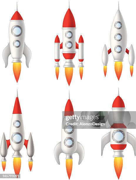 9 Rockets Cartoon 69 Rocket Booster Cartoon Illustraties met hoge resolutie - Getty Images