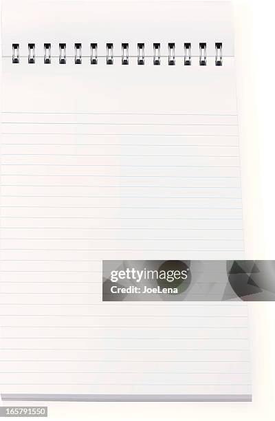 note pad - spiral binding stock illustrations