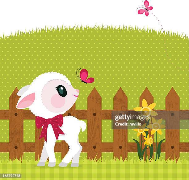 Spring Lamb Graphics 293 Vintage Lamb Illustration High Res Illustrations - Getty Images