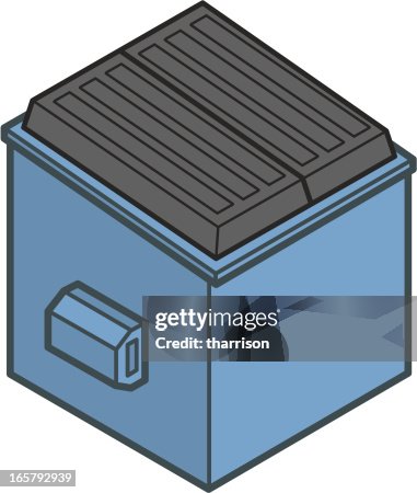 Isometric Dumpster Isometric Dumpster