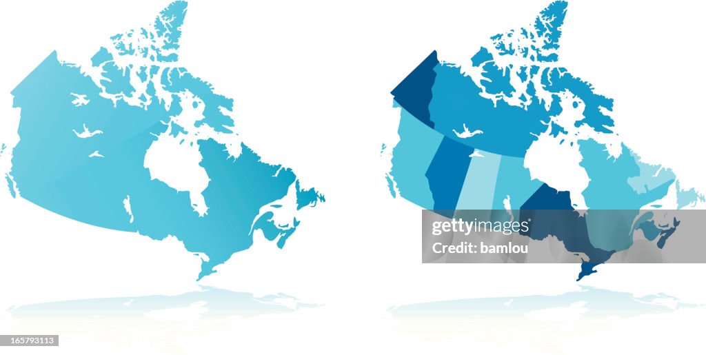 Karte von Kanada
