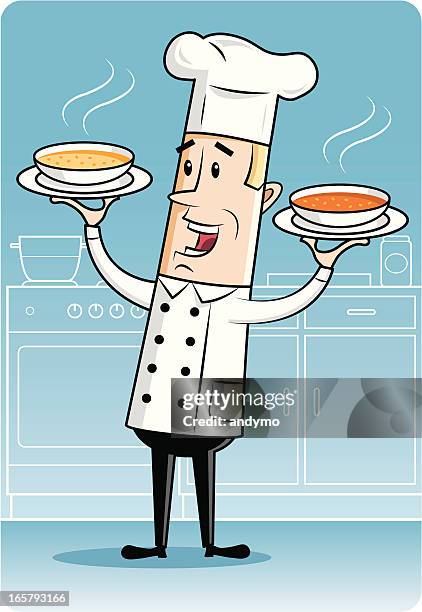 cartoon cook - kitchen jars stock illustrations