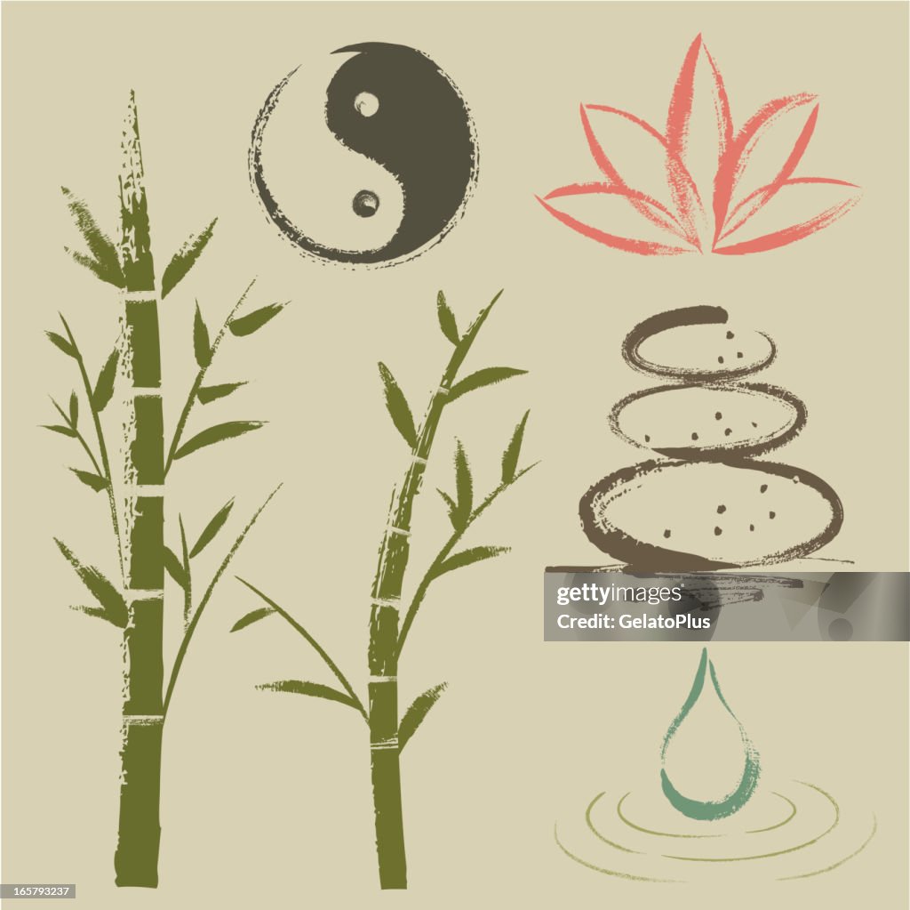 Zen Inanimate Zen Elements High-Res Vector Graphic - Getty Images