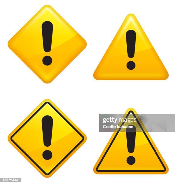 ilustrações de stock, clip art, desenhos animados e ícones de aviso atenção a sinais de rua - pedir atenção