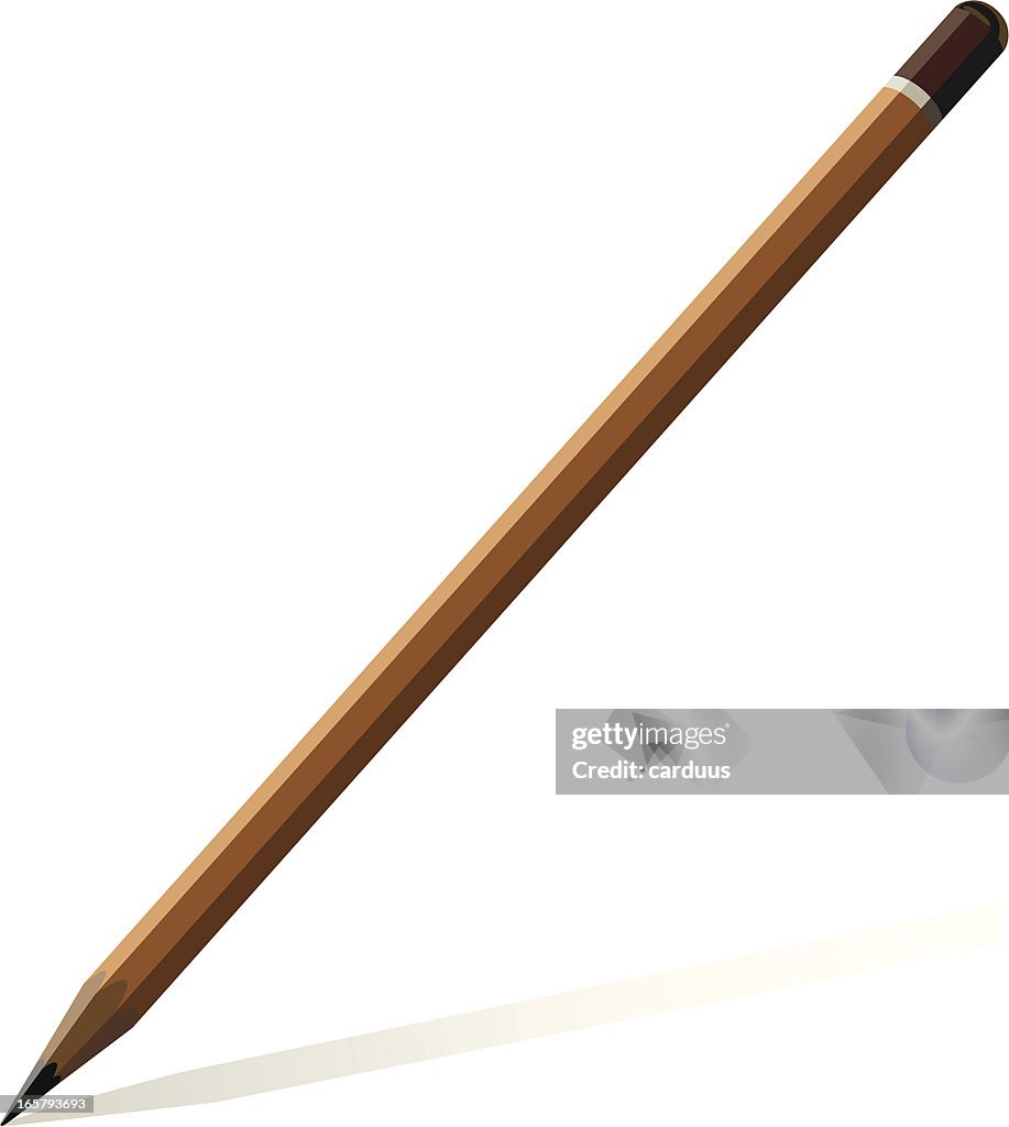 Vector illustration of pencil