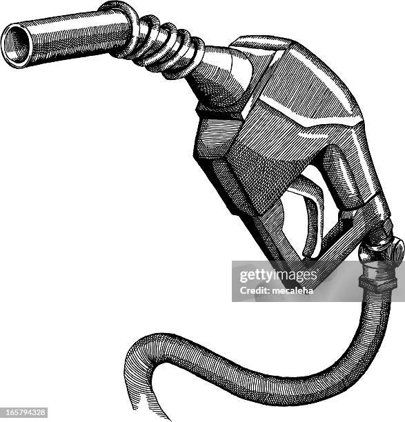 gas pump - petrol pump stock illustrations