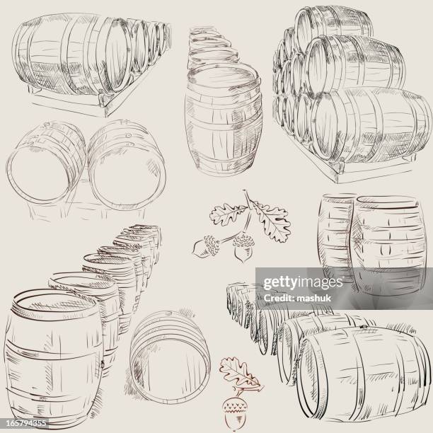 barrel - barrel stock illustrations