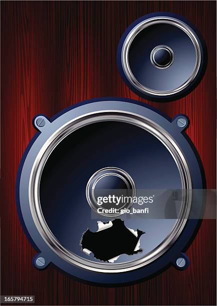 stockillustraties, clipart, cartoons en iconen met speaker - computer speaker