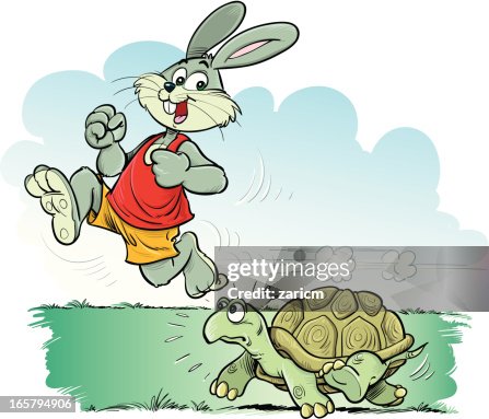 Rabbit And Turtle High-Res Vector Graphic - Getty Images