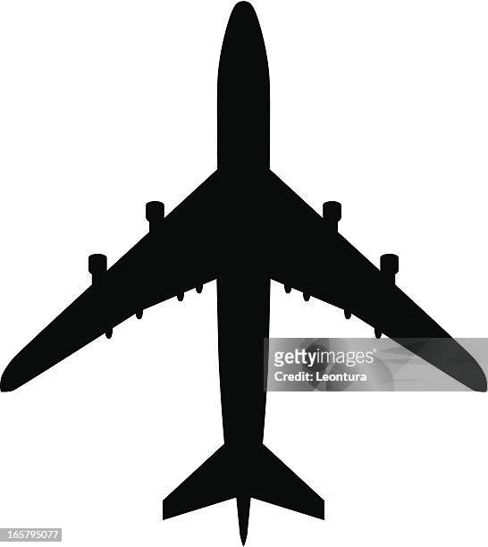 plane - shadow stock illustrations