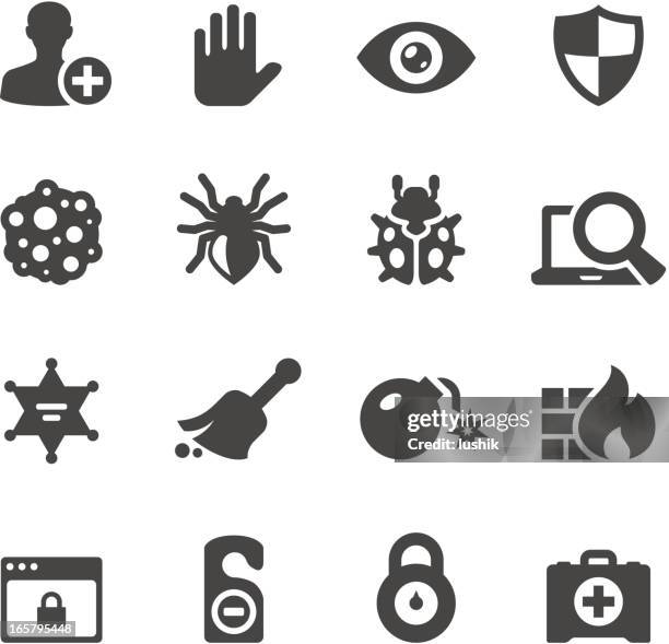 mobico icons — network security - breaking boundaries stock illustrations