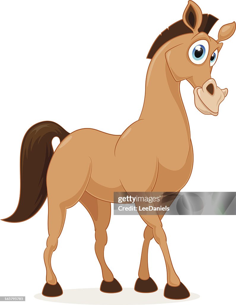 Horse Cartoon High-Res Vector Graphic - Getty Images