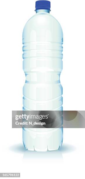 illustrations, cliparts, dessins animés et icônes de bouteille d'eau - bouteille-plastique