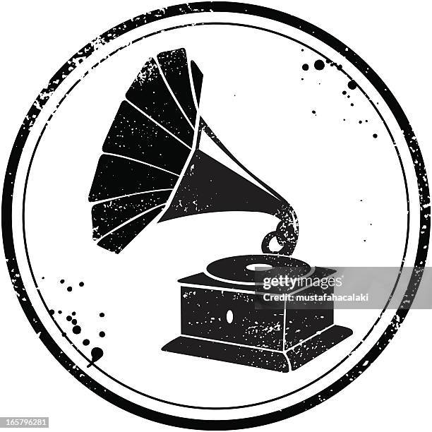 gramophone - gramophone stock illustrations