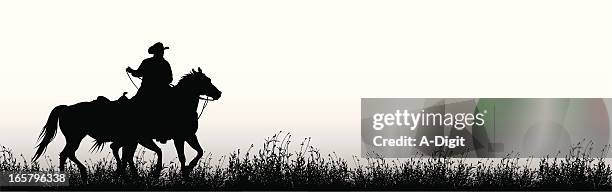 bring a horse vector silhouette - saddle stock illustrations