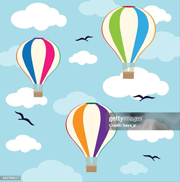 Spring Air Balloons 97 Spring Hot Air Balloons High Res Illustrations - Getty Images