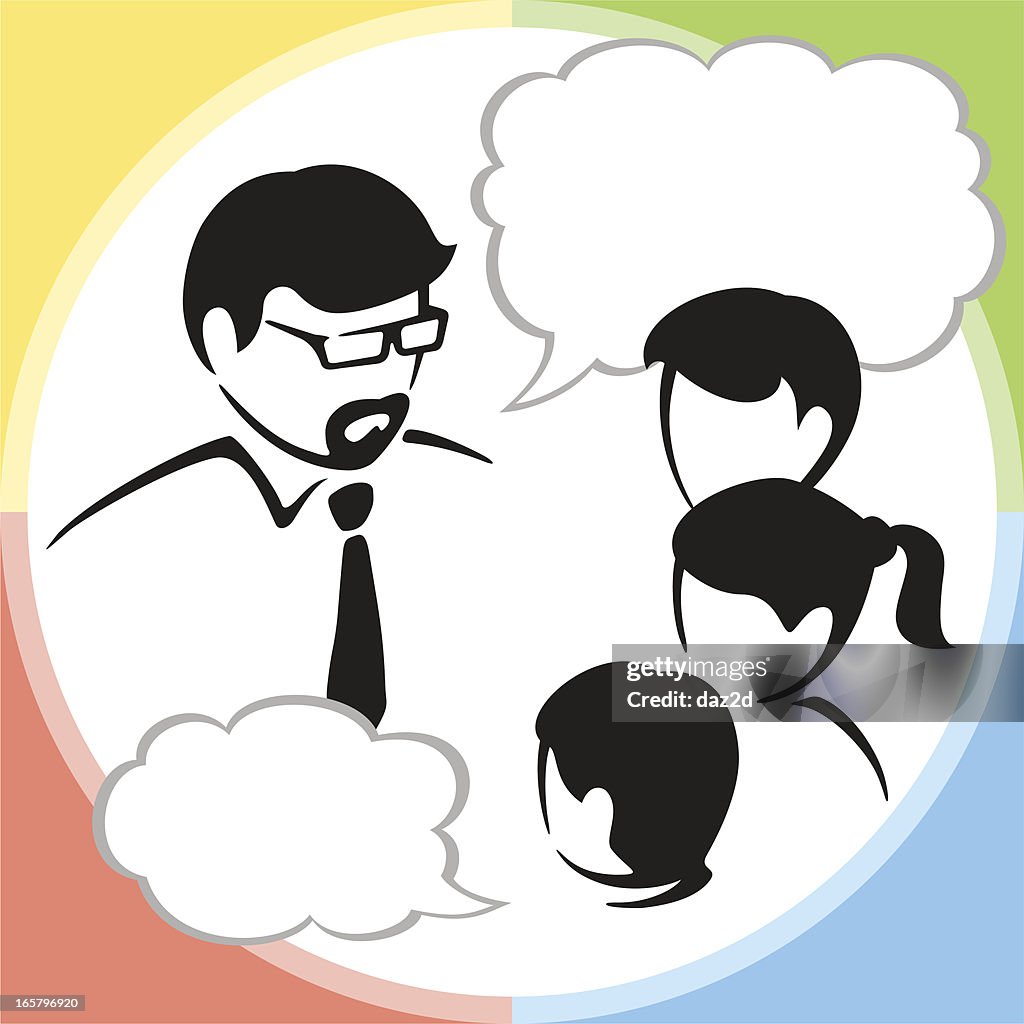 TEACHER AND STUDENTS
