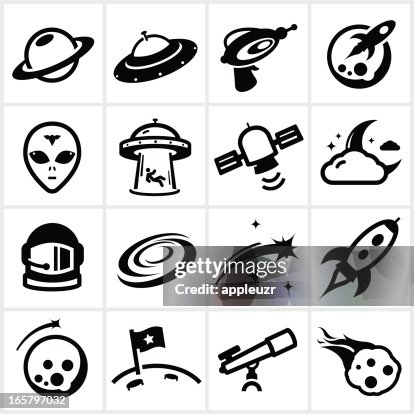 Black Space Icons Black Space Icons