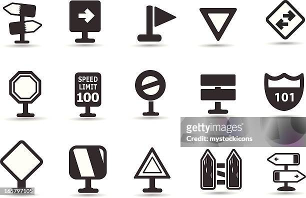signs and symbols - construction sign stock illustrations