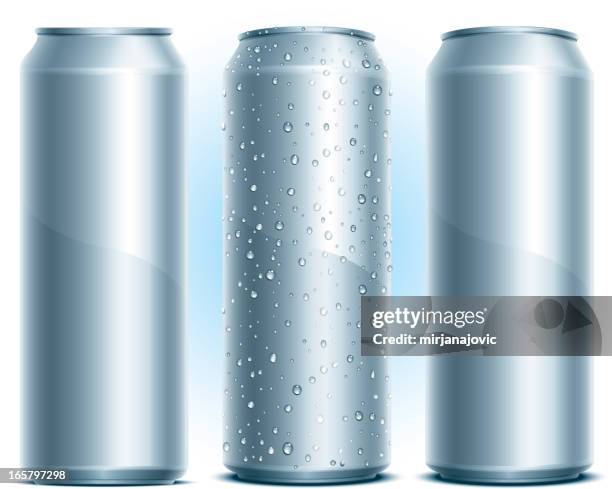 bildbanksillustrationer, clip art samt tecknat material och ikoner med aluminum drink can - konservbruk