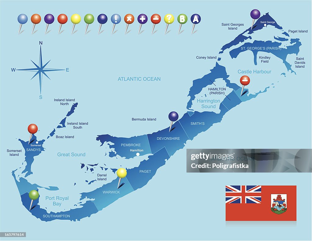 Map of Bermuda
