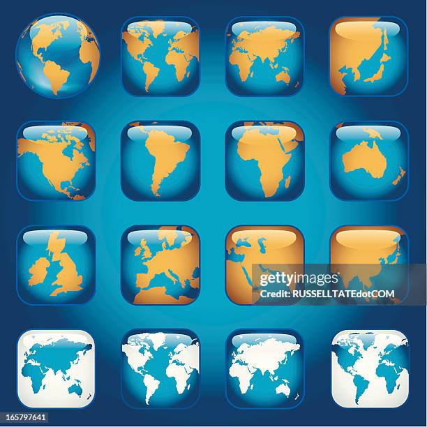 dark square worlds - medallion border stock illustrations