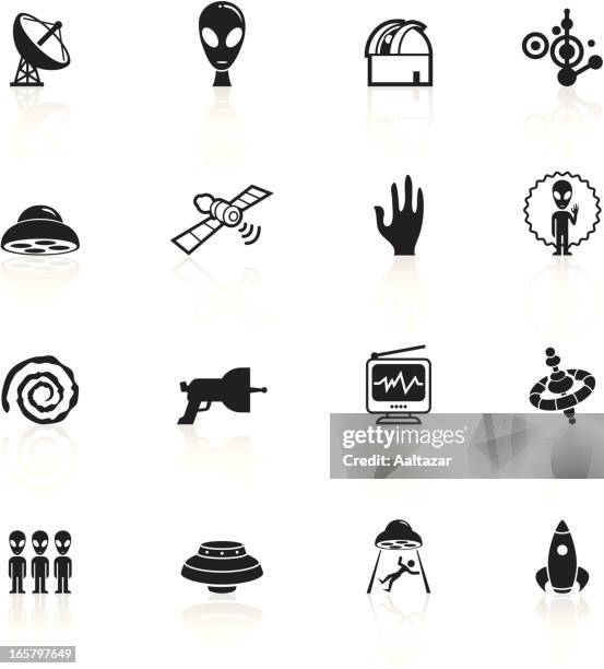 black symbols - alien contact - crop circles stock illustrations