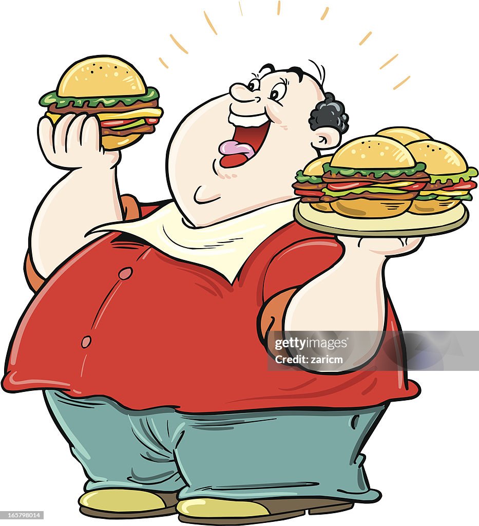 Eating Hamburger High-Res Vector Graphic - Getty Images