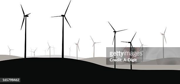 alternativen - windkraftanlage stock-grafiken, -clipart, -cartoons und -symbole