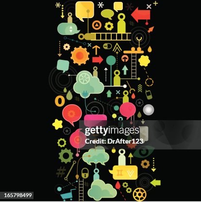 Chat Vertical Background Design Chat Vertical Background Design