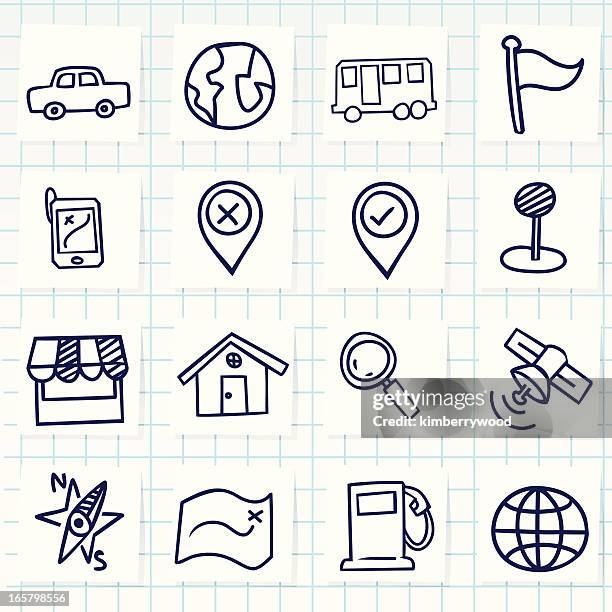 ilustraciones, imágenes clip art, dibujos animados e iconos de stock de navigator icono - marcar el número de identificación personal