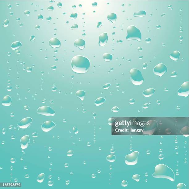 water drop & bubble - cleaning bubbles background stock illustrations