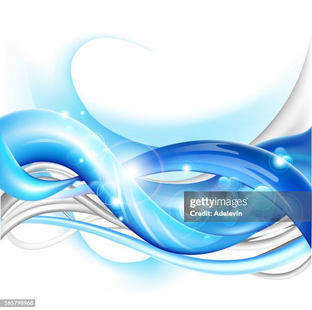 blue wave background - pinstripe vector stock illustrations