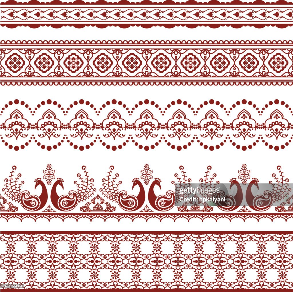 Mehndi Borders High-Res Vector Graphic - Getty Images