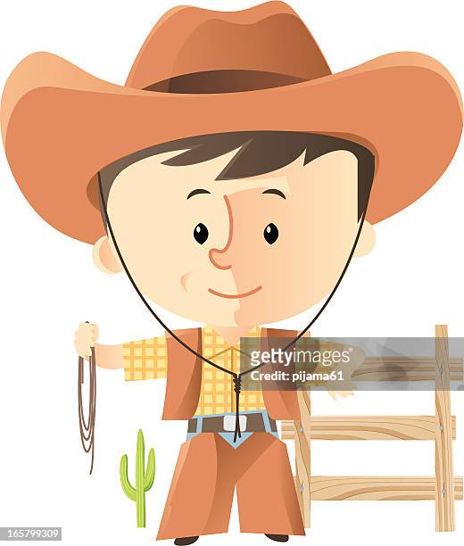 Cowboy Lasso Cartoon High Res Illustrations - Getty Images