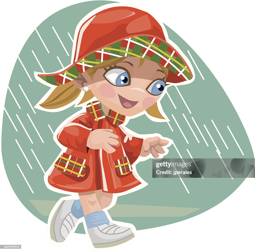 Menina de chuva