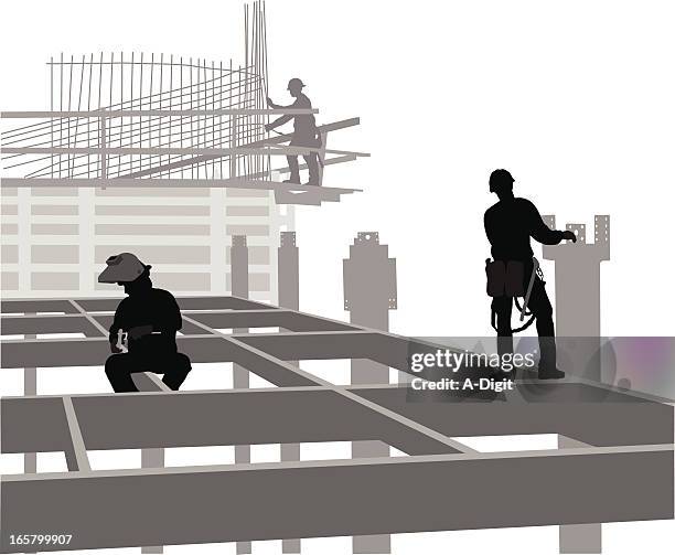 risks vector silhouette - welding stock illustrations