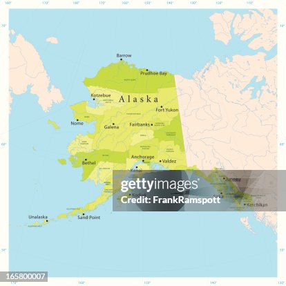 Alaska Vector Map Alaska Vector Map