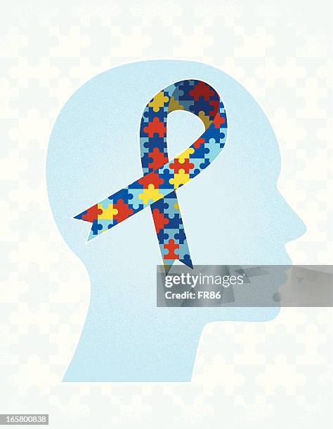 autism awareness - special needs school stock illustrations