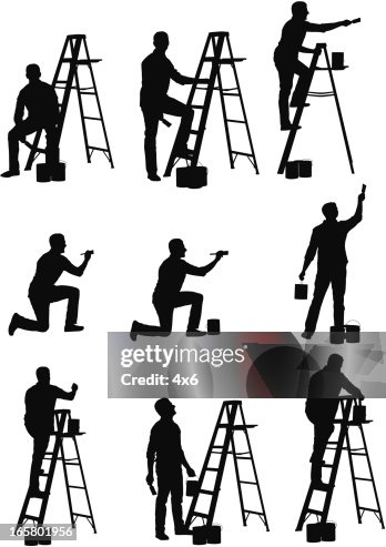 Painter at work Painter at work