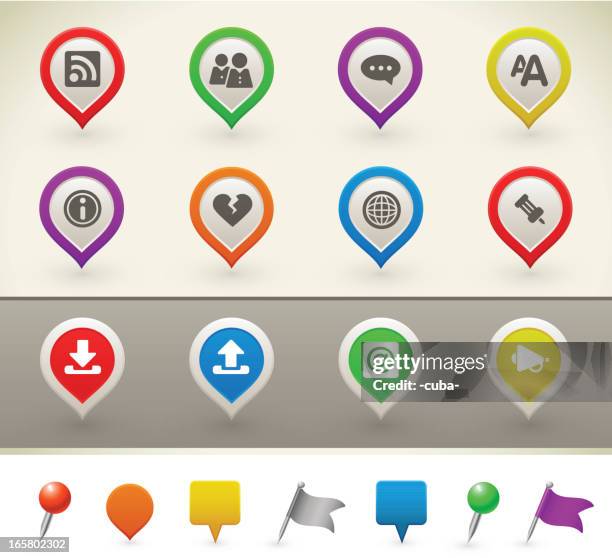 web and internet icon - small medium large stock illustrations